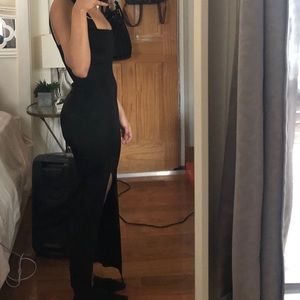 Black long dress